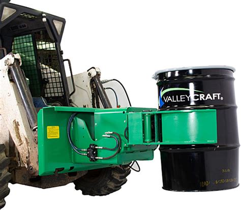 skid steer drum handler|Valley Craft® Skid Steer Drum Rotator F89698.